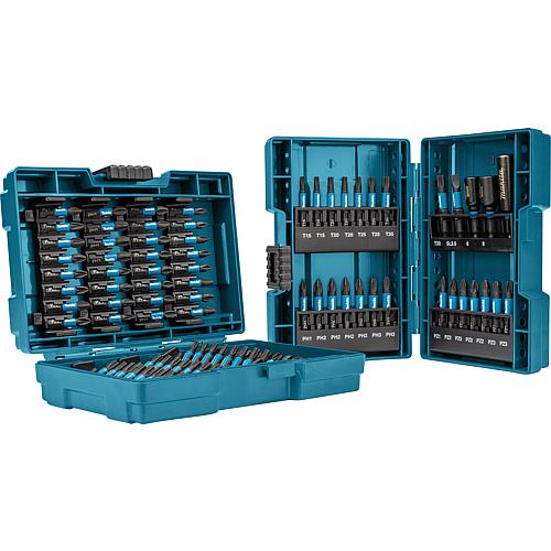 Impact screwdriver bit set, 90 pieces Standard 1