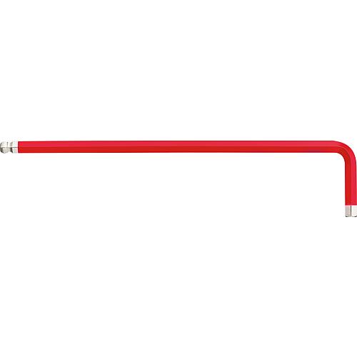 L-key Wiha® hexagonal ball-head spanner SW 6.0, coloured fluorescent