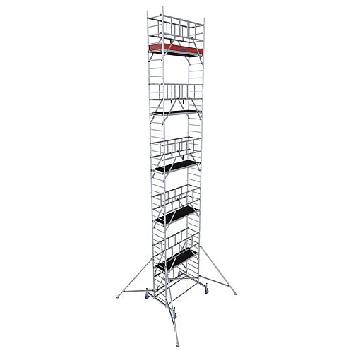 Aluminium folding scaffold MONTO ProTec XS, working height approx. 11.80 m