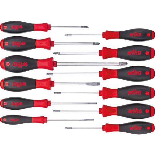 Jeu de tournevis Fente, Phillips, Pour Pozidriv, Torx®, 12 pièces Standard 1