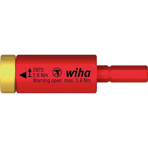 VDE torque Wiha® easyTorque adapter for slimBits and slimVario®, max. 2.8 Nm