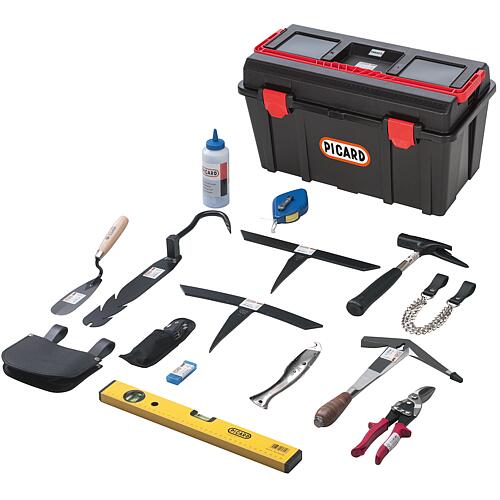 Roofing set, in plastic case, 15-piece Standard 1