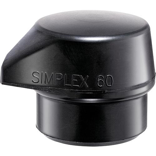 Impact insert with stand for SIMPLEX soft-faced hammer, rubber composition Standard 1