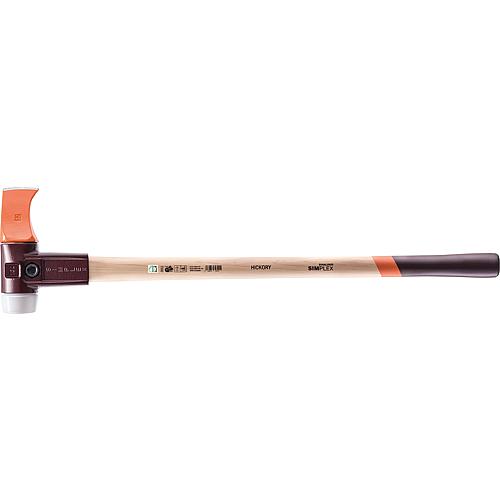 SIMPLEX splitting hammer Halder, with TE housing and hickory handle, Ø 60 mm, handle 830 mm, incl. leather cutting protection