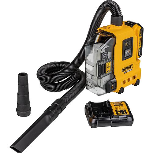 Aspirateur sans fil DeWALT 18V DWH161D1-QW avec 1x batterie 2,0 Ah et chargeur