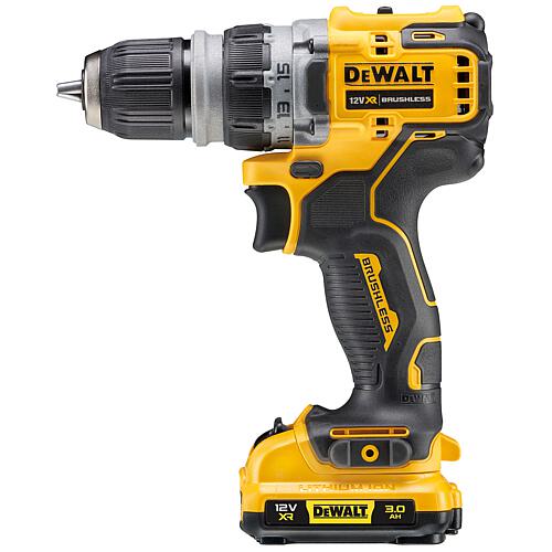 Perceuse-visseuse sans fil DeWALT 12V DCD703L2T-QW avec 2x 3,0 Ah batteries et chargeur