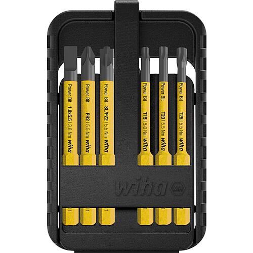 Power slimBit set slotted, Phillips, Torx®, PlusMinus, 6-piece Standard 1