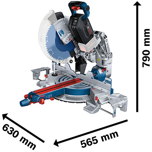 Scie à onglet et radiale sans fil GCM 18V-305 GDC, 18 V Anwendung 1