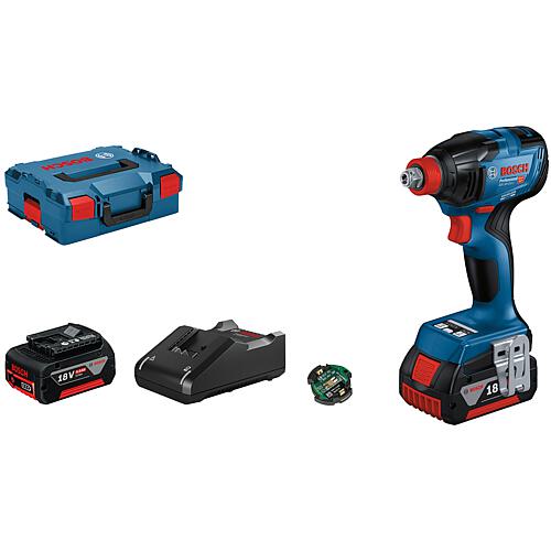 Cordless impact screwdriver GDX 18V-210 C, 18 V with
Bluetooth® module and transport case Anwendung 1