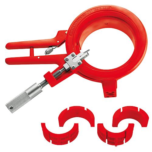 Pipe cutting and bevelling tool Rocut® 160 Set, ø 110/125/160 mm Standard 1