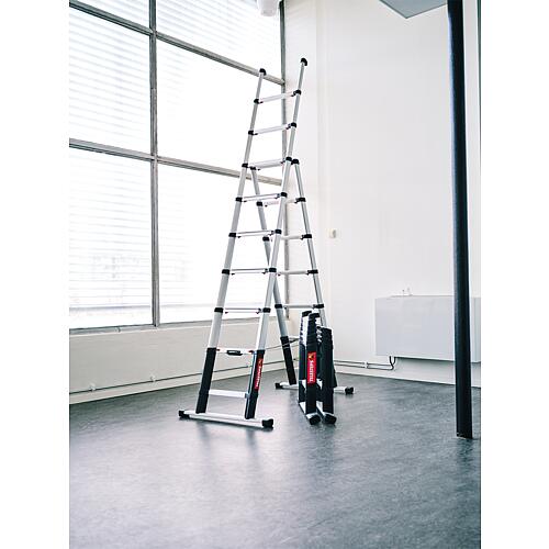 Telescopic step double ladder-TRBS one-piece Anwendung 5