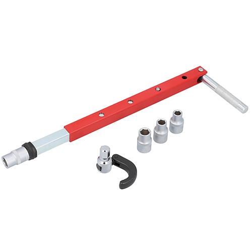 Telescopic standpipe nut spanner set Anwendung 1