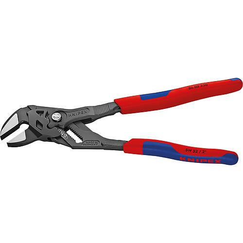 Pliers spanner KNIPEX burnished L=250 mm with multi-component handle