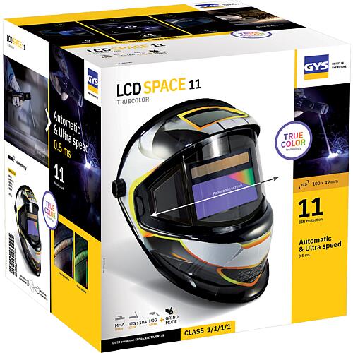 Welding helmet LCD SPACE 11 TRUE COLOR Anwendung 1