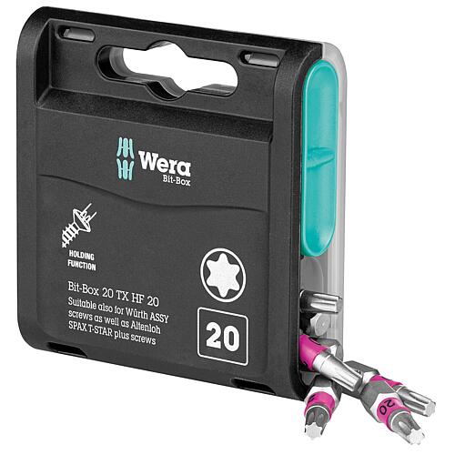 Bit bulk pack WERA 867/1 TORX® with holding function,T20, PU = 20 pieces