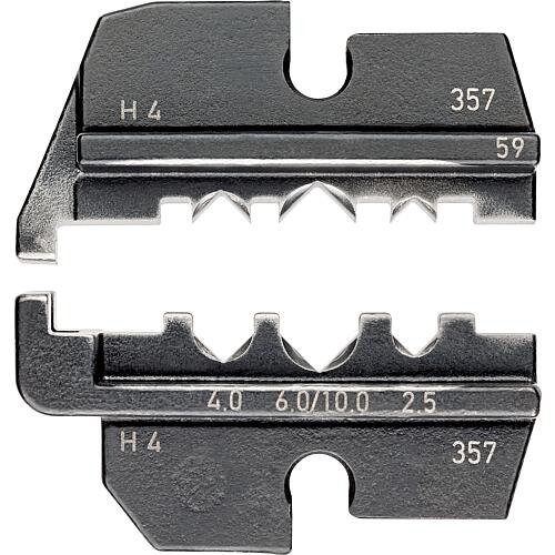 Crimp die for crimping system pliers, solar connector Helios H4 (Amphenol) Standard 1