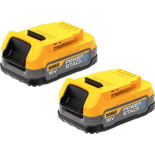 Battery set DeWalt DCBP034E2-XJ 18V with 2 x 1.7 Ah batteries Powerstack