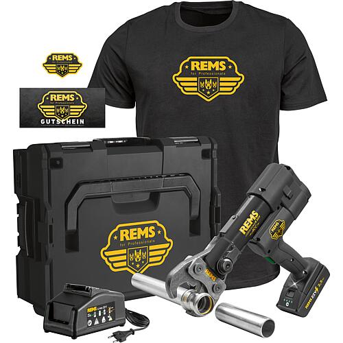 REMS Press Machines E 22 V "Black" Limited Edition Cordless Press Package Standard 1