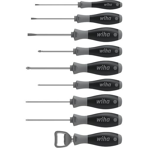 Wiha® 9-piece screwdriver set, Limited Edition, slotted, Phillips, Torx®