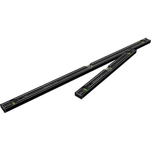 STABILA® 80 AS-2 Dark Shadow spirit levels set, 60 cm + 120 cm, 2-piece