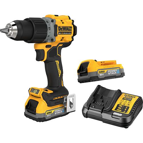 Cordless drill DCD800E2T-QW, 18 V with 2 x 1.7 Ah Powerstack Batteries and chargers Anwendung 1