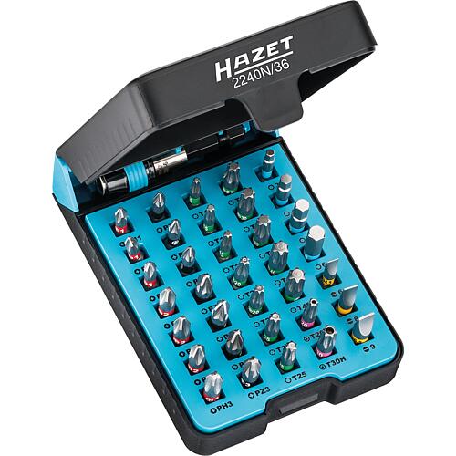 Bit set HAZET 1/4", 36-piece with Bit holder Standard 1