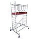 Mobile scaffold ProTec, working height approx. 4.30 m Standard 1