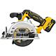 DeWalt cordless handheld circular saw 12 V DCS512P2-QW with 2x 5.0 Ah battery and charger