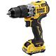 DeWalt cordless impact screwdriver 12 V DCD706D2-QW with 2x 2.0 Ah battery and charger