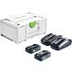 Battery set Festool 18 V SYS with 2 x 4.0 Ah batteries and double charger