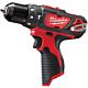 Cordless percussion drill and driver Milwaukee M12BPD-0, 12V without battery and charger