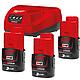 Battery set Milwaukee M12NRG-303, 12V with 3x 3.0 Ah batteries and charger