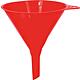 Funnel without sieve HD-PE 140 mm with eyelet, red