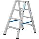 Double ladder Krause Stabilo 2x4 anti-slip steps