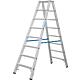 Double ladder Krause Stabilo 2x8 anti-slip steps