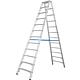 Double ladder Krause Stabilo 2x12 anti-slip steps