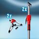 Promotions set BESSEY consisting of 2x ceiling support STE300 + 2x construction tripod STE-BS