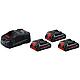 Battery set 18 V, 3 x 4.0 Ah ProCORE Batteries and chargers