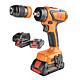 Cordless drill/screwdrivers Fein ASCM 18 QSW AS, 18 V with 3 x 4.0 Ah ProCORE batteries, charger and transport case Standard 1