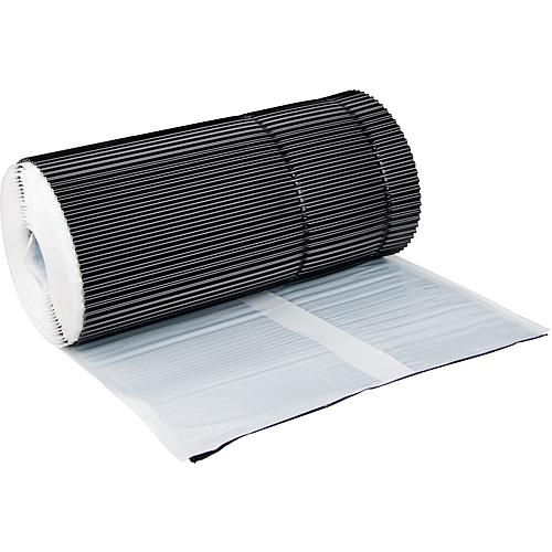 Aluminium flexible tape 5 m roll black