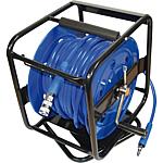 Mounted hose drum