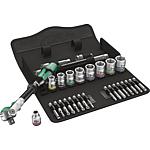 Ratchet set Zyklop, 3/8”, 29-piece