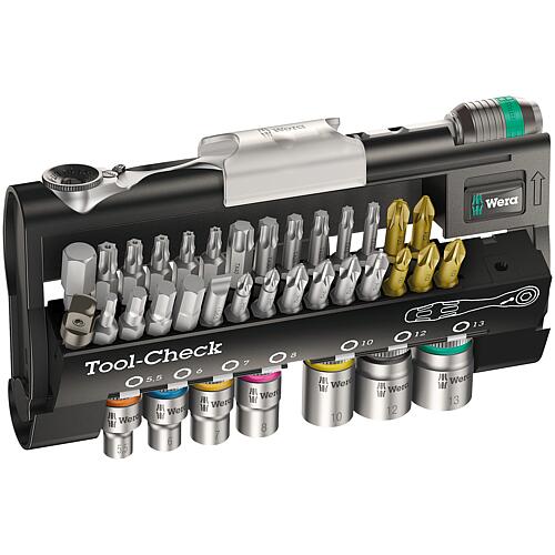 Zyklop Mini-Set Tool-Check 1 SB WERA, 38-piece Standard 1