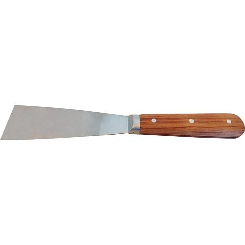 PainterÆs spatula 40mm, Haromac full conical blade, stainless steel, Rose wood