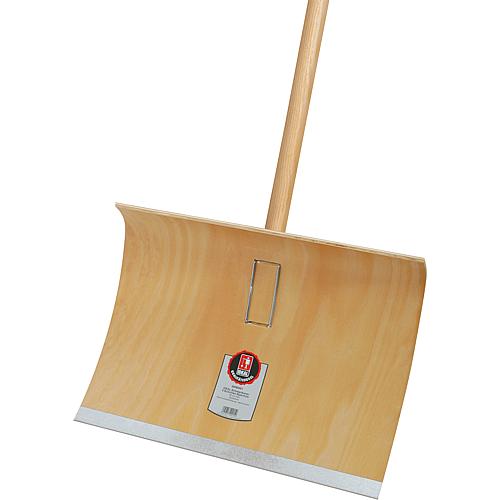 Ideal snow shovel, plywood, 50cm wide, hardwood handle