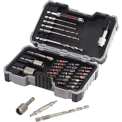 Kit forets métal et embouts Bosch - 35 pces