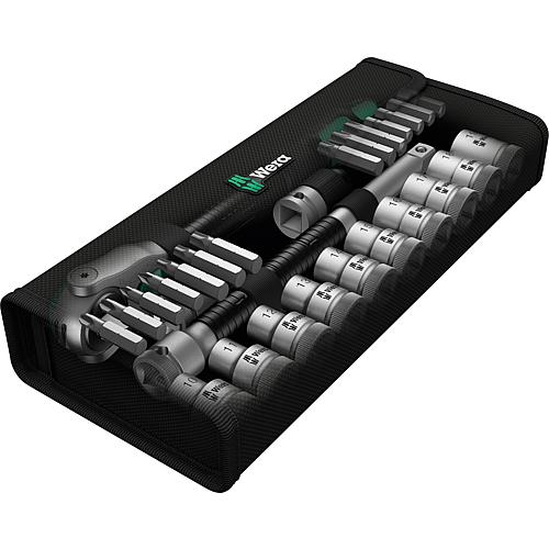 Socket wrench set Zyklop 12.7 mm (1/2”), 28-piece