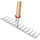 Ideal garden rake 14 tines, 360mm, long handle