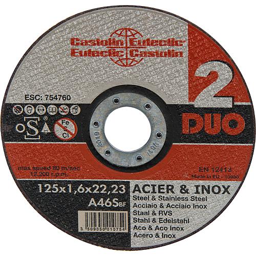 Disques à tronçonner Duo, inox Standard 1