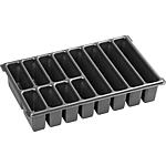 Small part insert, 12 compartments, suitable for XL-BOXX®